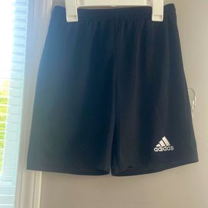Black adidas basketball shorts, youth large, boys or girls, no liner